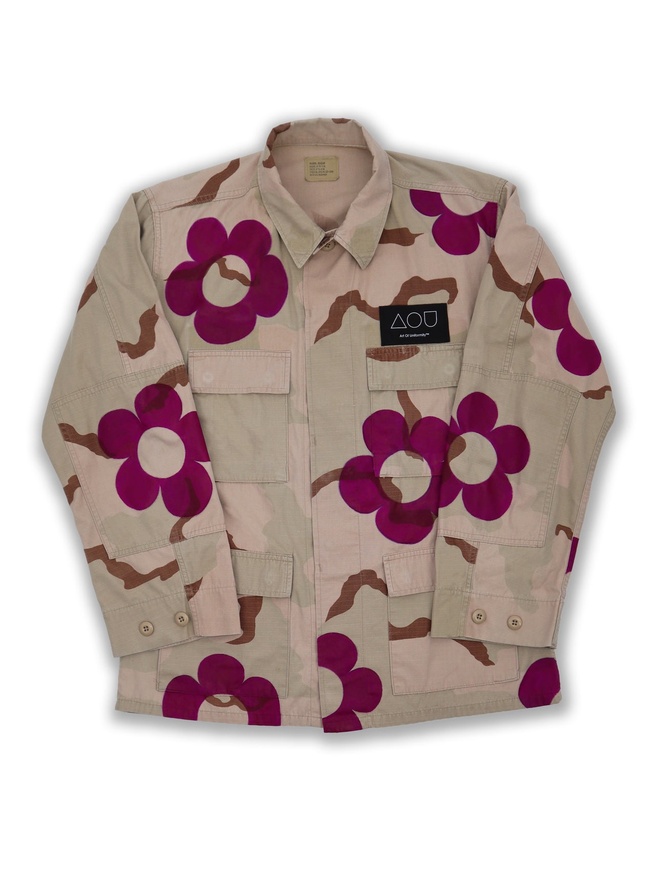 The "American Retro" Upcycled Desert Camo Jacket