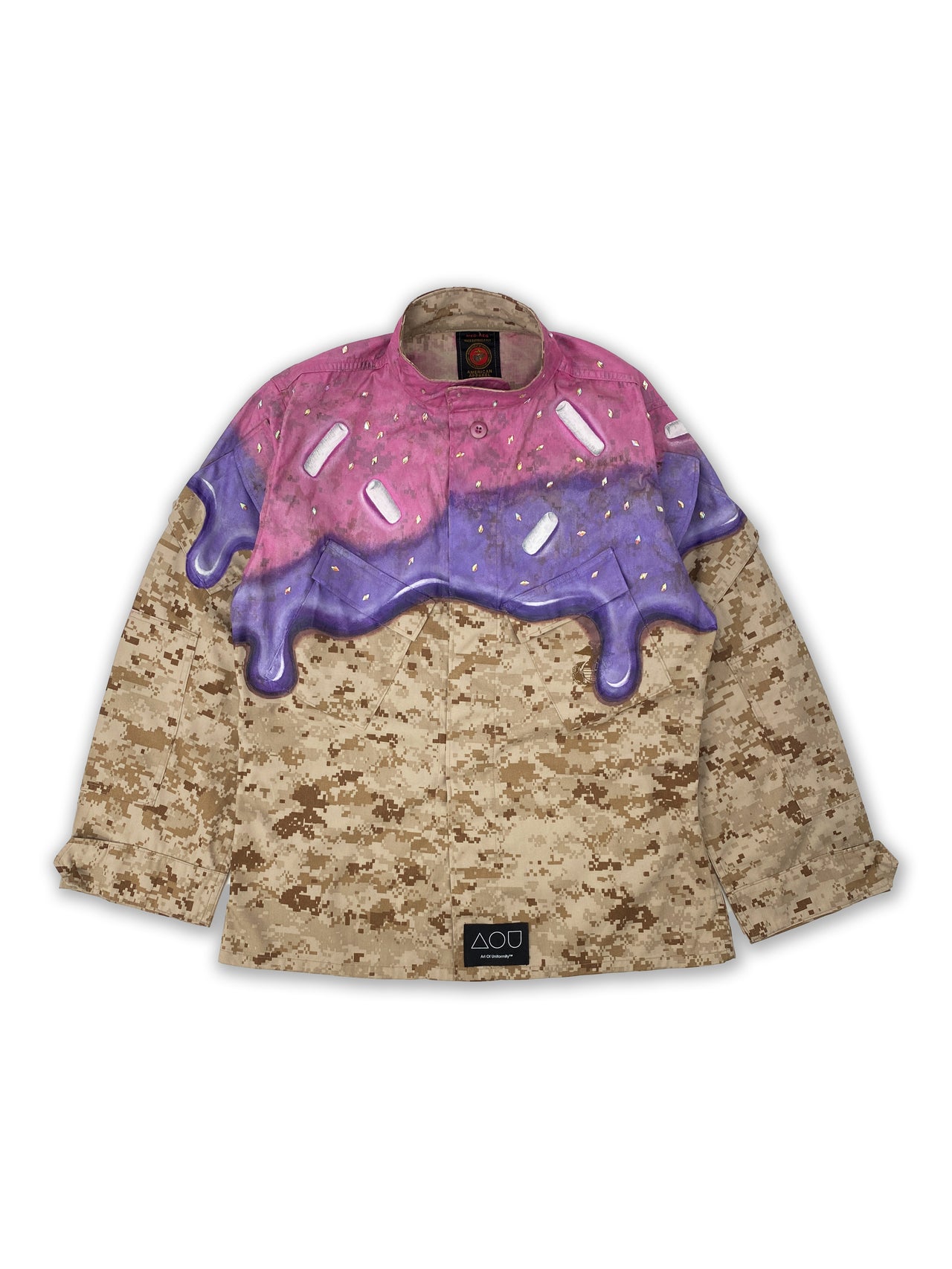 The "Donart" Upcycled Camo Jacket