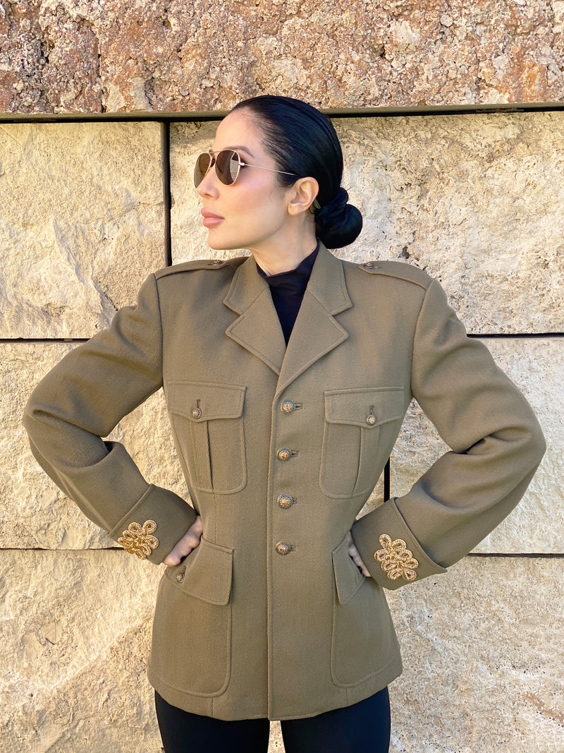 The "Dame" Vintage French Military Jacket