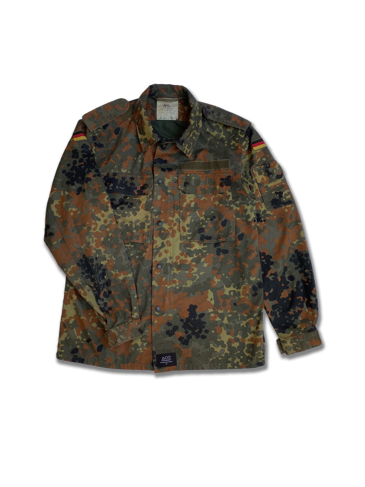 The "O'Brien" Upcycled German Camo Jacket