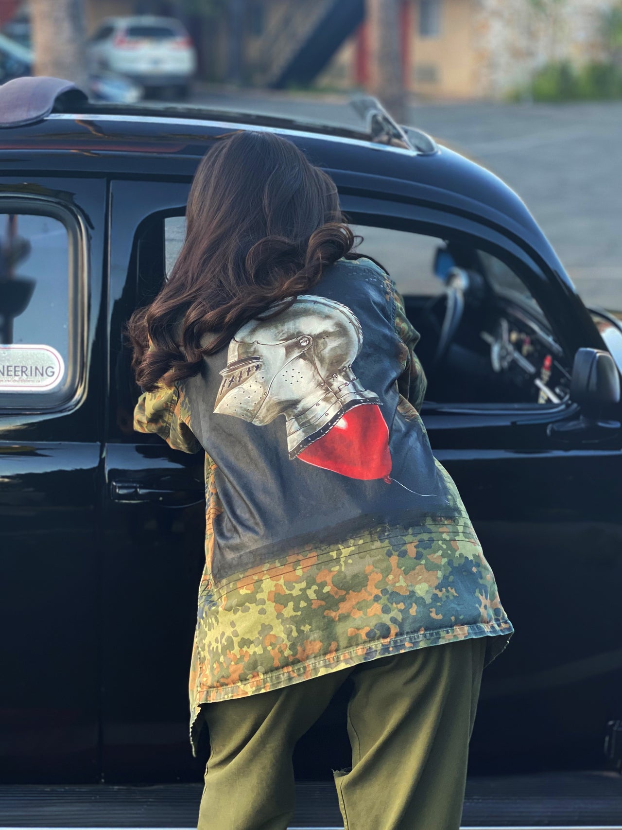 "Luftballon" Upcycled German Camo Jacket