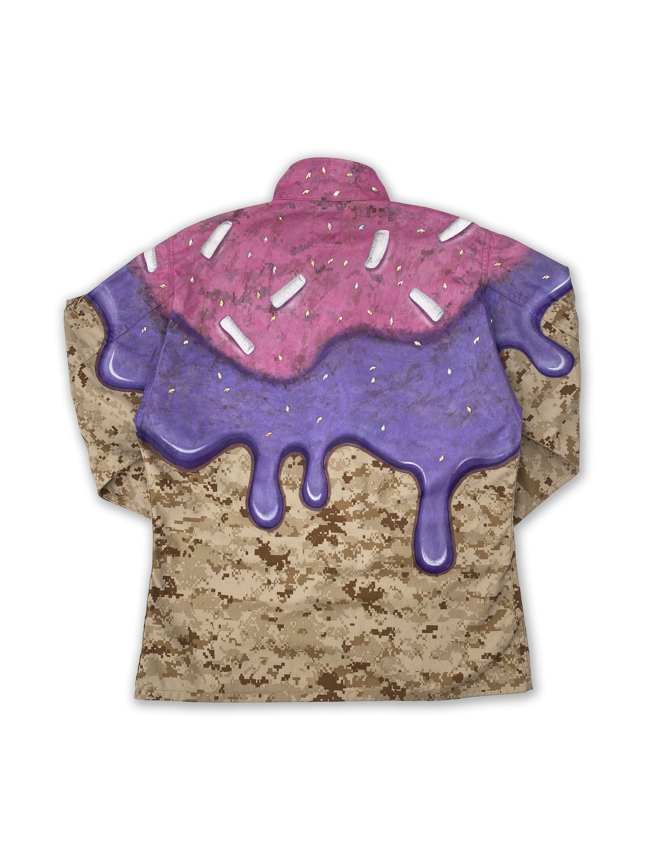 The "Donart" Upcycled Camo Jacket