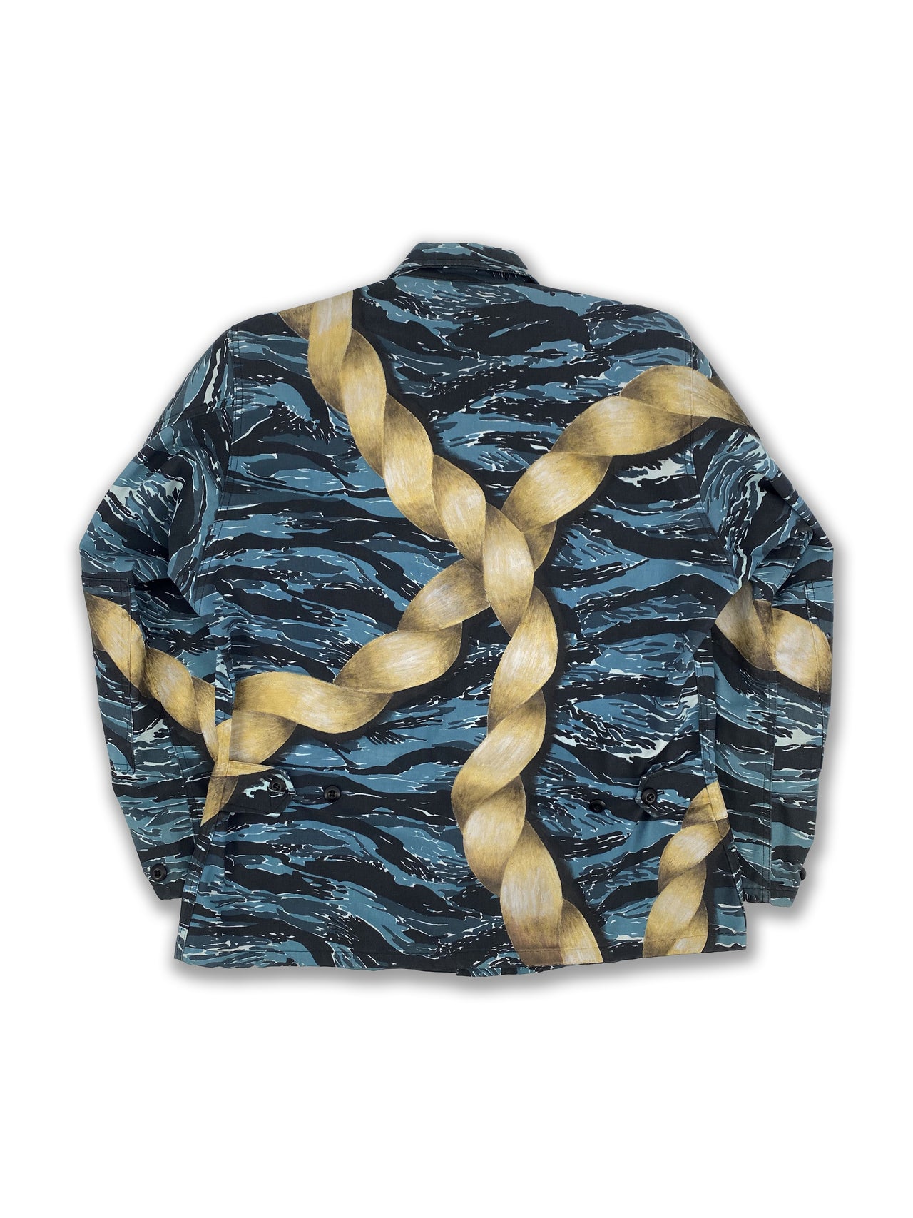 The "Knotical" Upcycled Camo Jacket