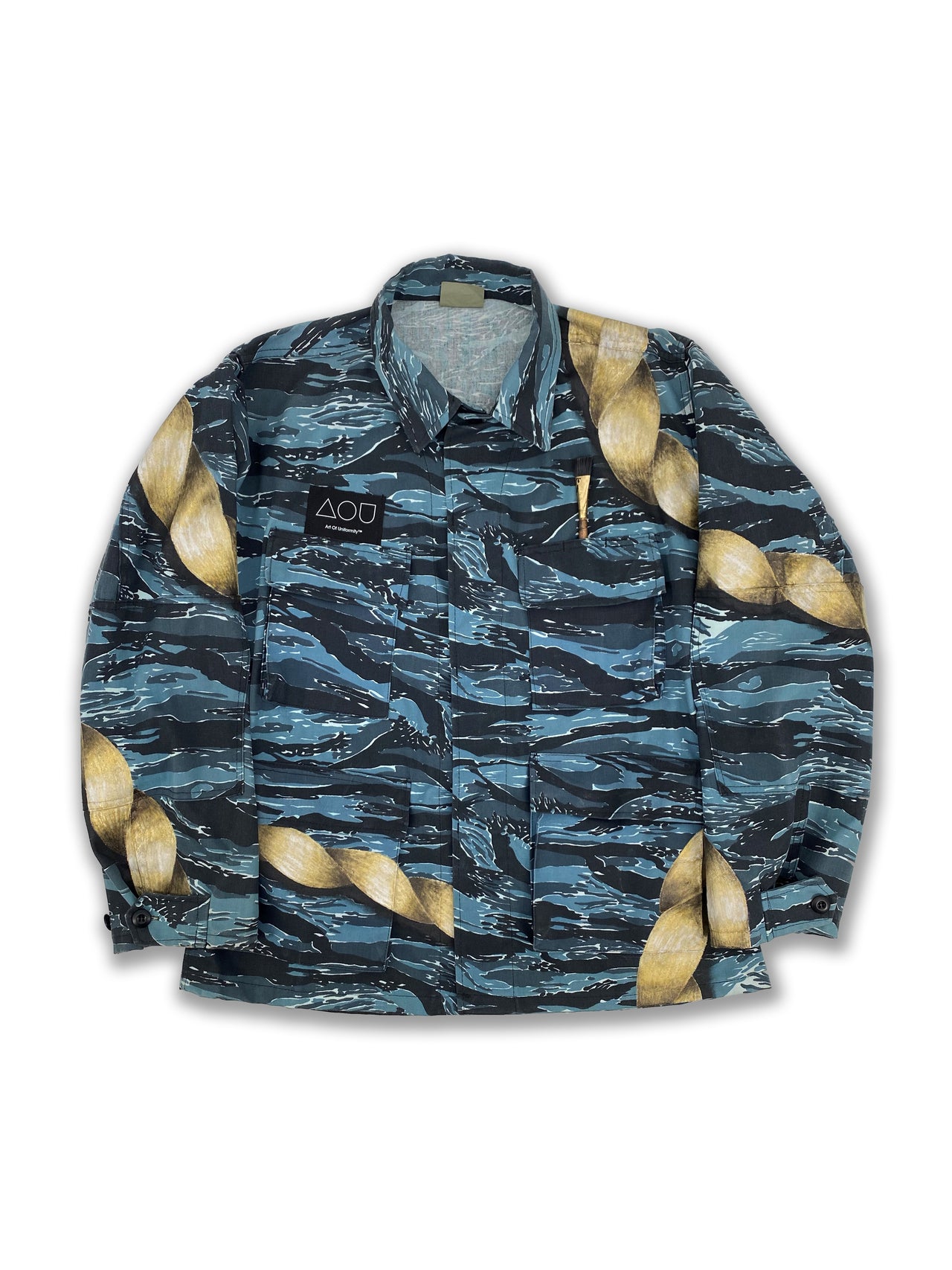 The "Knotical" Upcycled Camo Jacket